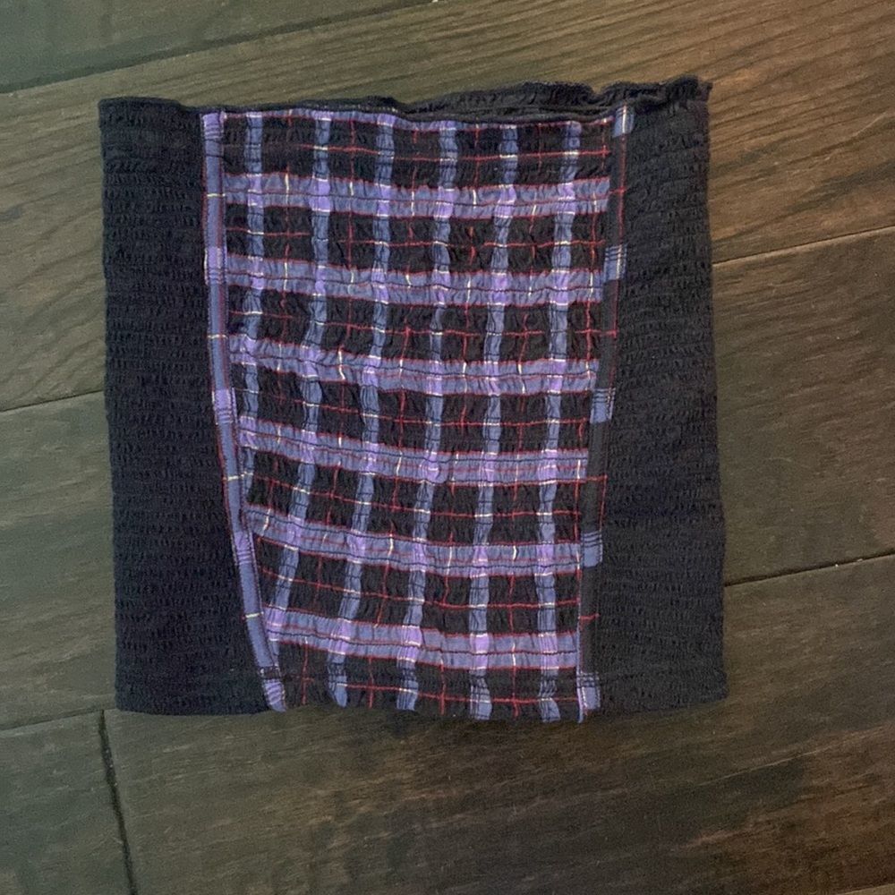 NWT - FREE PEOPLE In The Groove Tube Top In Black Combo Size: XS - Picture 3 of 6